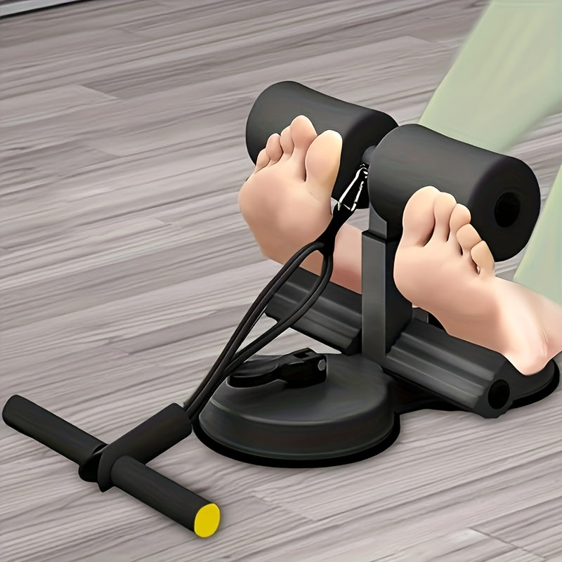 Abdominal Sit-Up Assistant- Suction Cup Core Trainer for Home and Office Fitness, Durable Iron Material, Non-Electric, Shapes Your Abs, Suitable for All Fitness Levels, Gym Accessories