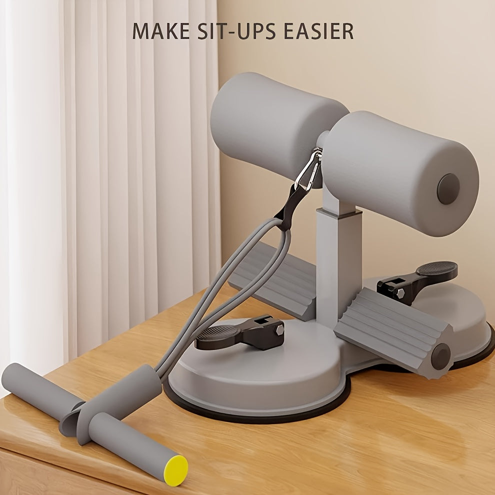 Abdominal Sit-Up Assistant- Suction Cup Core Trainer for Home and Office Fitness, Durable Iron Material, Non-Electric, Shapes Your Abs, Suitable for All Fitness Levels, Gym Accessories