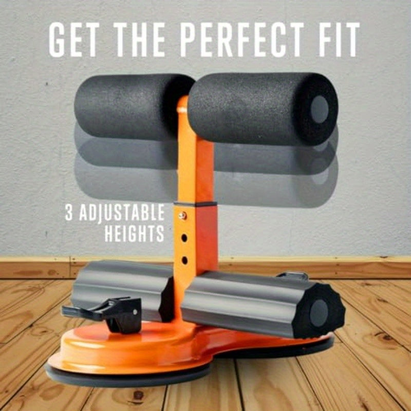 Abs Master Ultimate Sit Up Machine Foot Holder - 661 lbs Capacity Double Suction Cup Ab Workout Equipment with Adjustable Foam Padding, Ergonomic Design & Tool-Free Setup for Core Exercises, Sit-Ups & Home Gym, Workout Accessories, Sturdy Construction