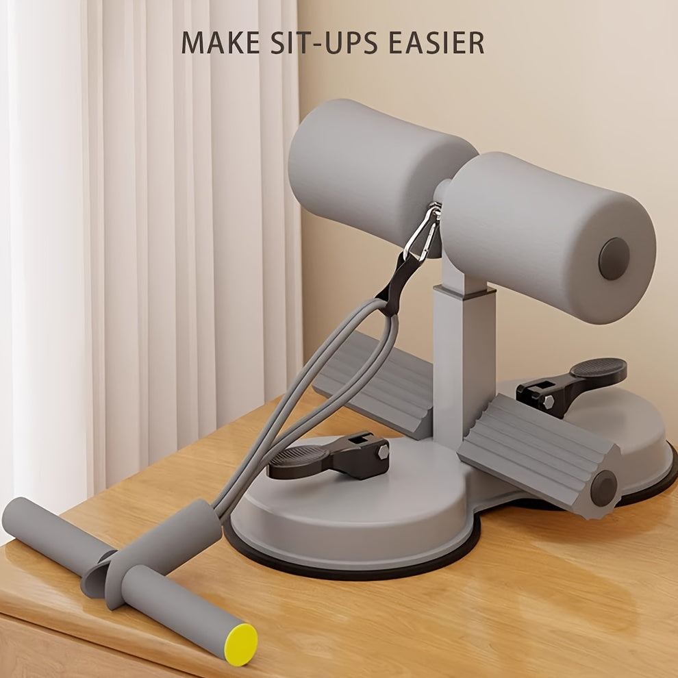 Abdominal Sit-Up Assistant- Suction Cup Core Trainer for Home and Office Fitness, Durable Iron Material, Non-Electric, Shapes Your Abs, Suitable for All Fitness Levels, Gym Accessories