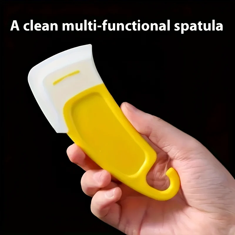 （20 pcs）Multi Functional Silicone Soft Scraper, Multi-purpose Kitchen Scraper, Kitchen Cleaning Scraper, Suitable For Pot Bottom, Stove Range Hood, Degreasing Scraper, Baking Scraper, Cake And Cream Scraper, Kitchen Utensils, Kitchen Accessories